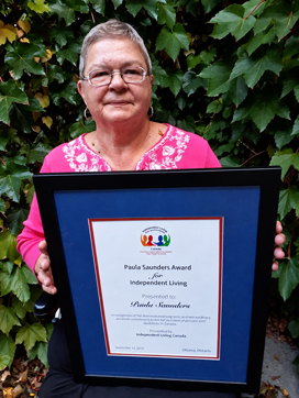 Paula Saunders 2018 Award